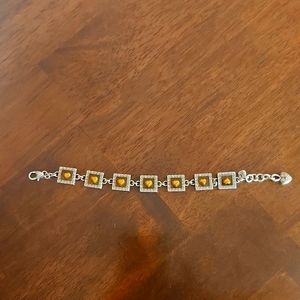 Brighton square heart bracelet